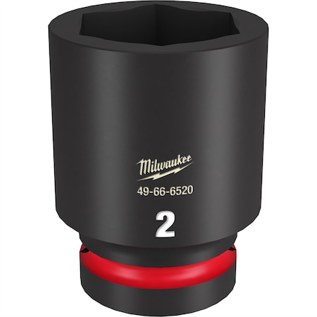 Milwaukee Tool SHOCKWAVE Impact Duty? 1" Drive 2" Deep 6-Point Socket 49-66-6520